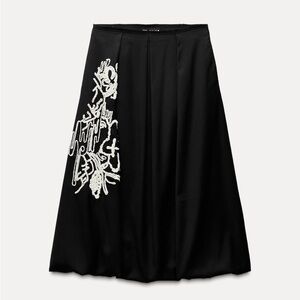 Zara embroidered balloon skirt ZW collection 2731/311